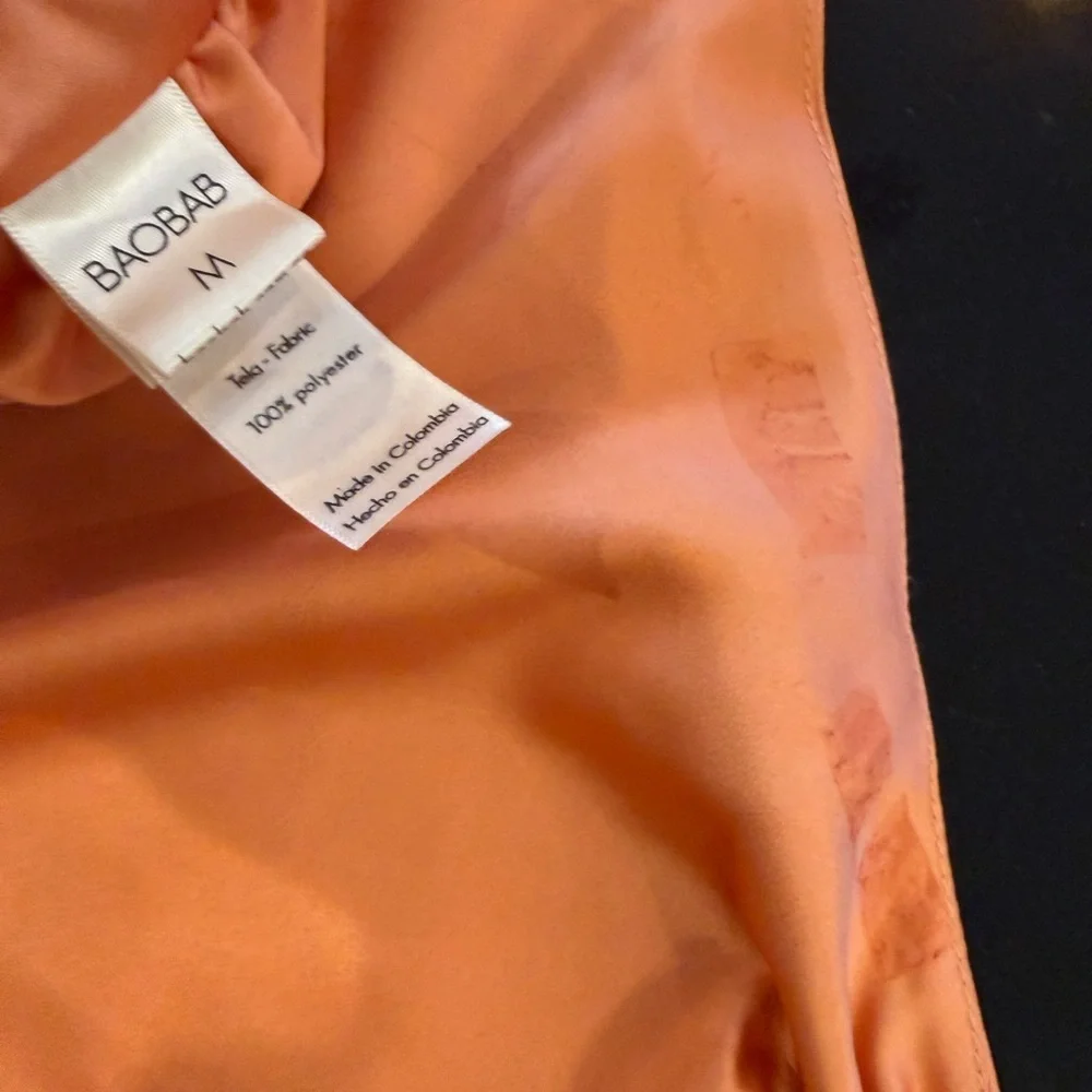 Baobab Collection Marea 2pc Set Asymmetrical Set in Orange “Luz” NWT - Picture 9 of 16